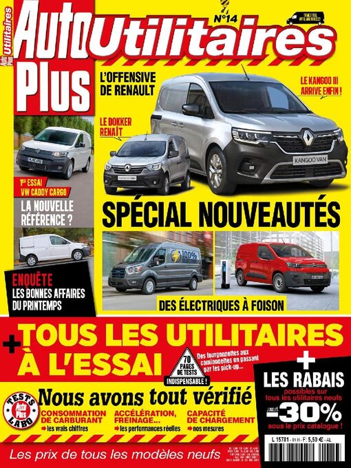 Title details for Auto Plus Utilitaires by Editions Mondadori Axel Springer (EMAS) - Available